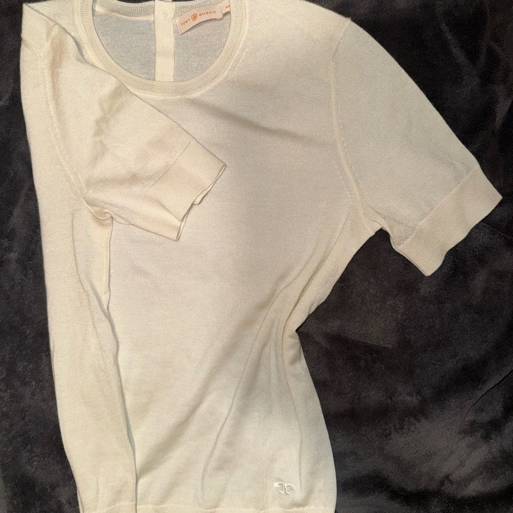 Tory Burch Cream Women's cashmere sweater - Picture 2 of 5